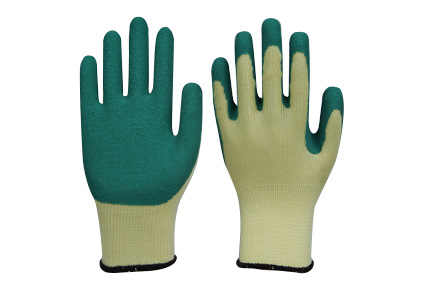 綠色乳膠涂黃色棉花 綠色乳膠涂黃色棉花